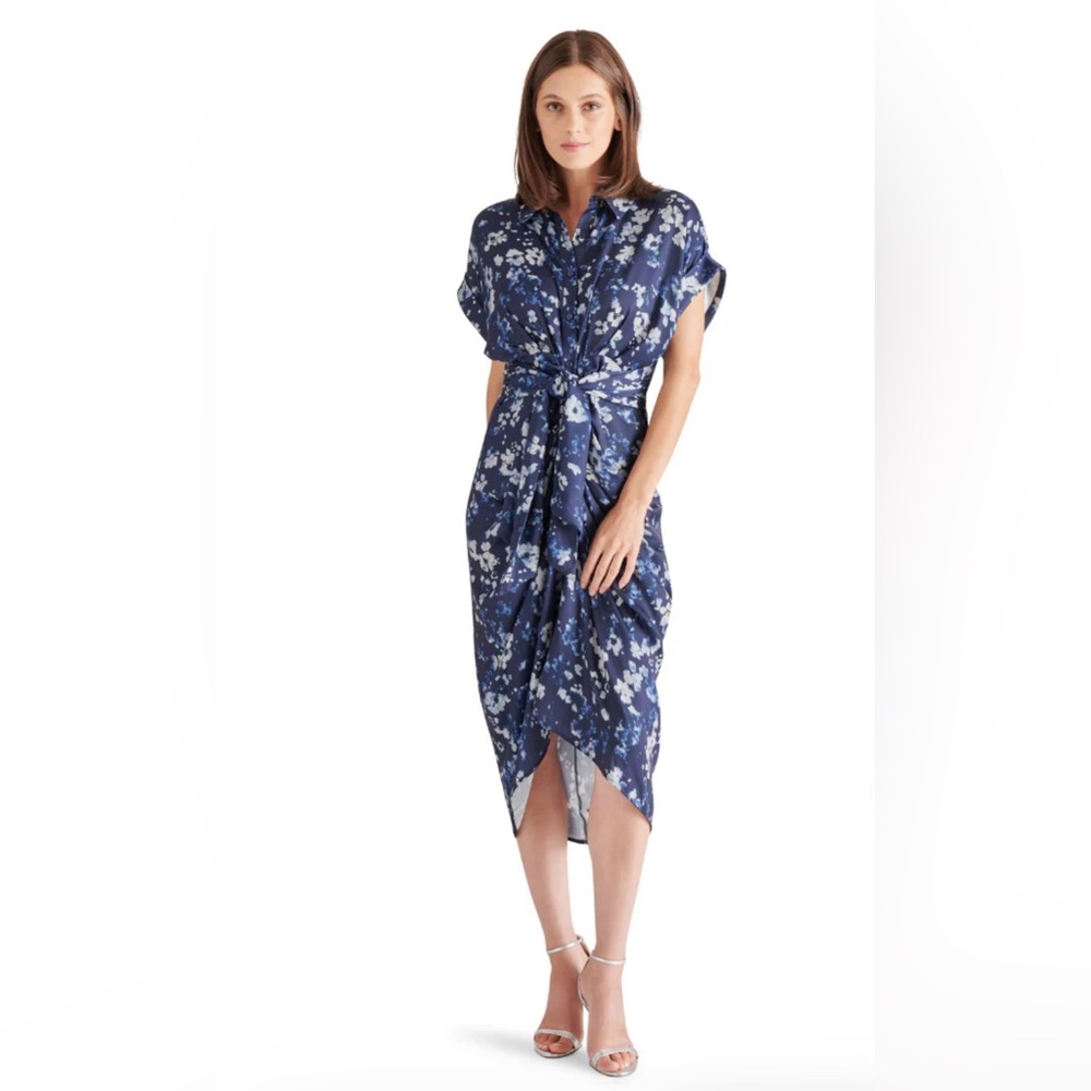 NWT Floral SKY Blue STEVE MADDEN Dress SIZE S